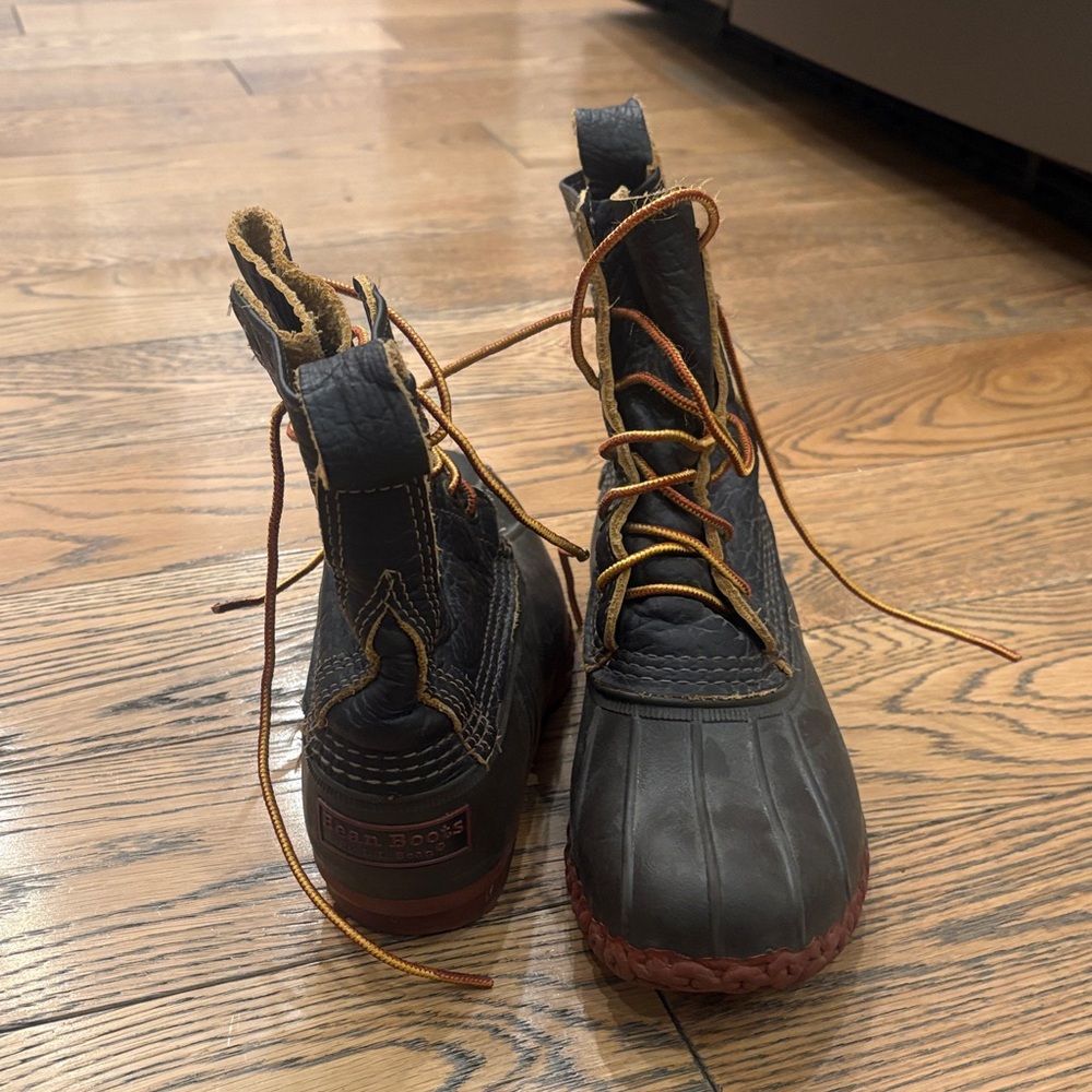L.L. Bean Brown Women's Lace-Up Boots original duck boot
